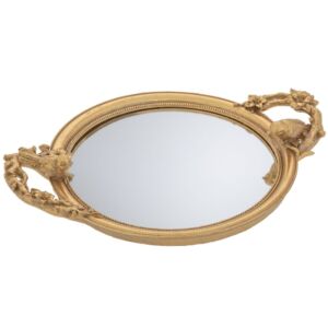 ΧΡΥΣΟΣ ΣΤΡΟΓΓΥΛΟΣ ΠΟΛΥΡΕΖΙΝ ΔΙΣΚΟΣ ΜΕ ΕΠΙΦΑΝΕΙΑ ΚΑΘΡΕΦΤΗ 36Χ26Χ4