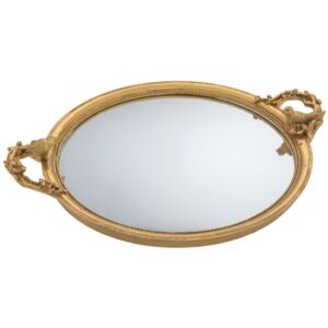 ΧΡΥΣΟΣ ΣΤΡΟΓΓΥΛΟΣ ΠΟΛΥΡΕΖΙΝ ΔΙΣΚΟΣ ΜΕ ΧΕΡΟΥΛΙΑ ΚΑΙ ΕΠΙΦΑΝΕΙΑ ΚΑΘΡΕΦΤΗ 50Χ40