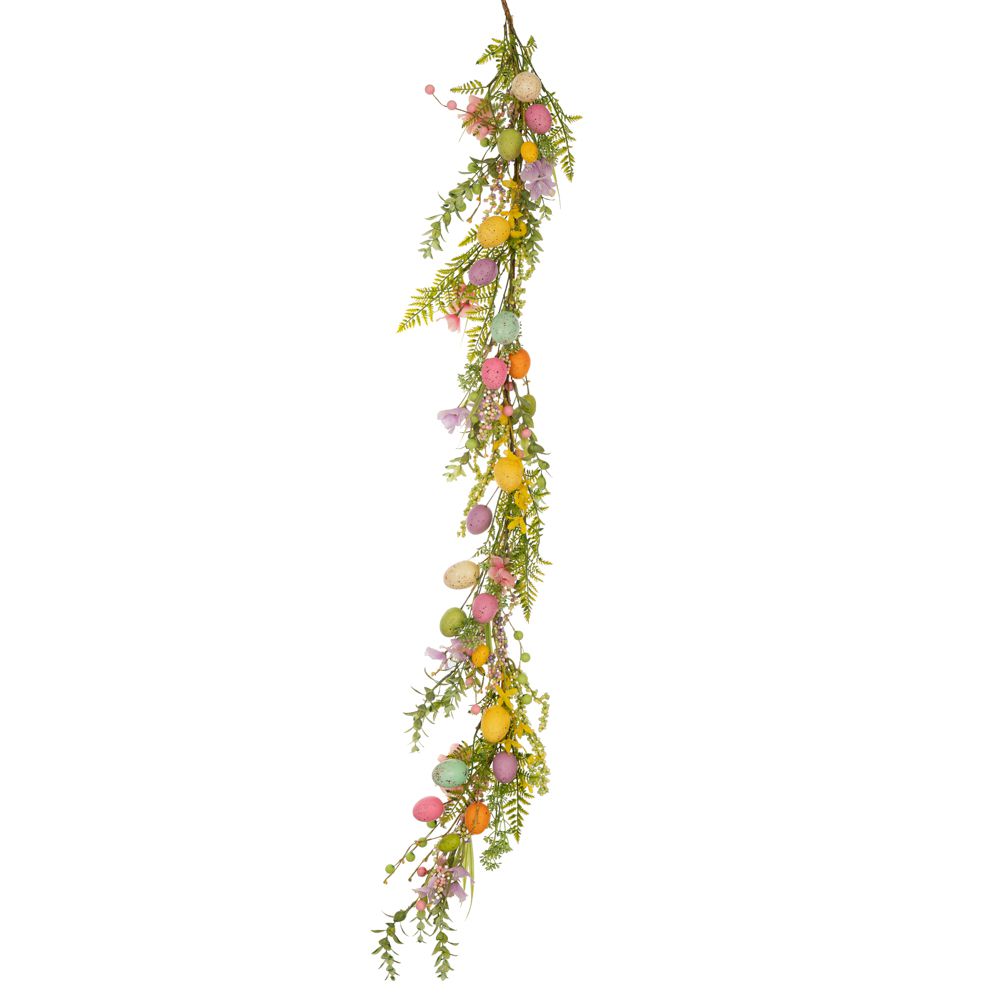 89774 ΓΙΡΛΑΝΤΑ ΜΕ ΡΟΖ ΛΟΥΛΟΥΔΙΑ ΚΑΙ ΧΡΩΜΑΤΙΣΤΑ ΑΥΓΑ 150EK