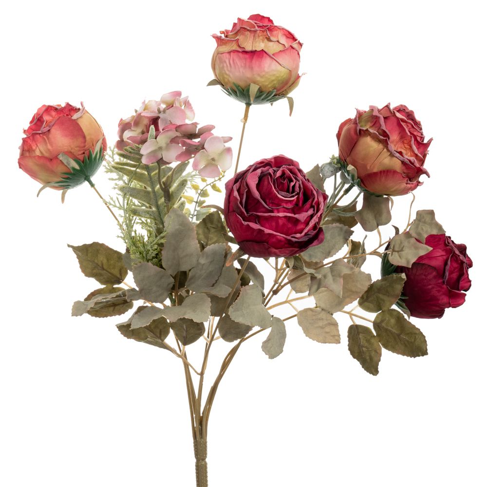 89839 ΚΟΚΚΙΝΟ ΜΠΟΥΚΕΤΟ ΤΡΙΑΝΤΑΦΥΛΛΑ Χ7 42ΕΚ