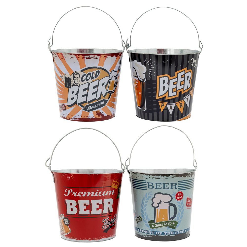 89956 ΜΕΤΑΛΛΙΚΟΣ ΚΟΥΒΑΣ ΜΕ ΣΧΕΔΙΑ ΜΠΥΡΑΣ 26Χ23ΕΚ 4 ΣΧΕΔΙΑ