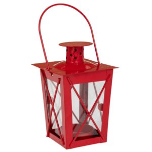 ΚΟΚΚΙΝΟ ΜΕΤΑΛΛΙΚΟ ΦΑΝΑΡΑΚΙ 7Χ7Χ12ΕΚ