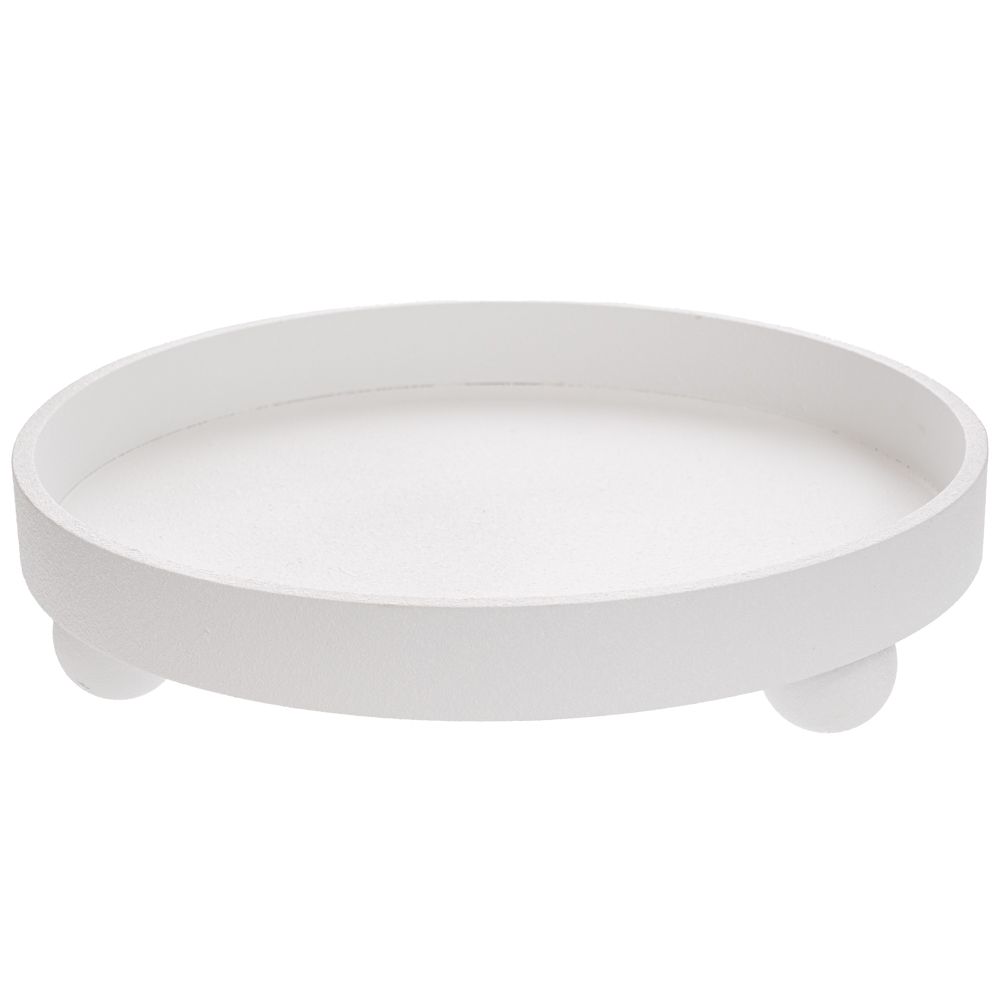 90047 ΛΕΥΚΗ ΞΥΛΙΝΗ ΠΙΑΤΕΛΑ Φ35ΕΚ X8 ΣΤΡΟΓΓΥΛΗ