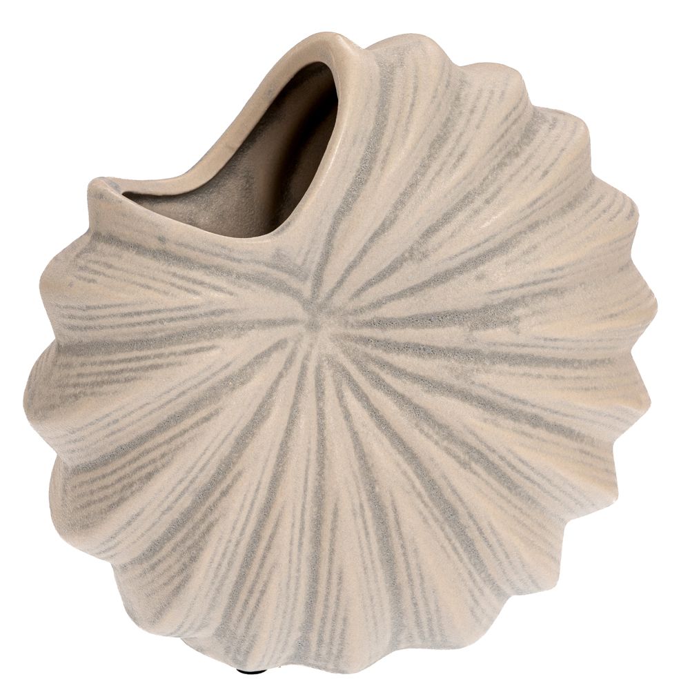 90075 ΓΚΡΙ-ΜΠΕΖ ΚΕΡΑΜΙΚΟ ΒΑΖΟ ΚΟΧΥΛΙ 20Χ11Χ20ΕΚ