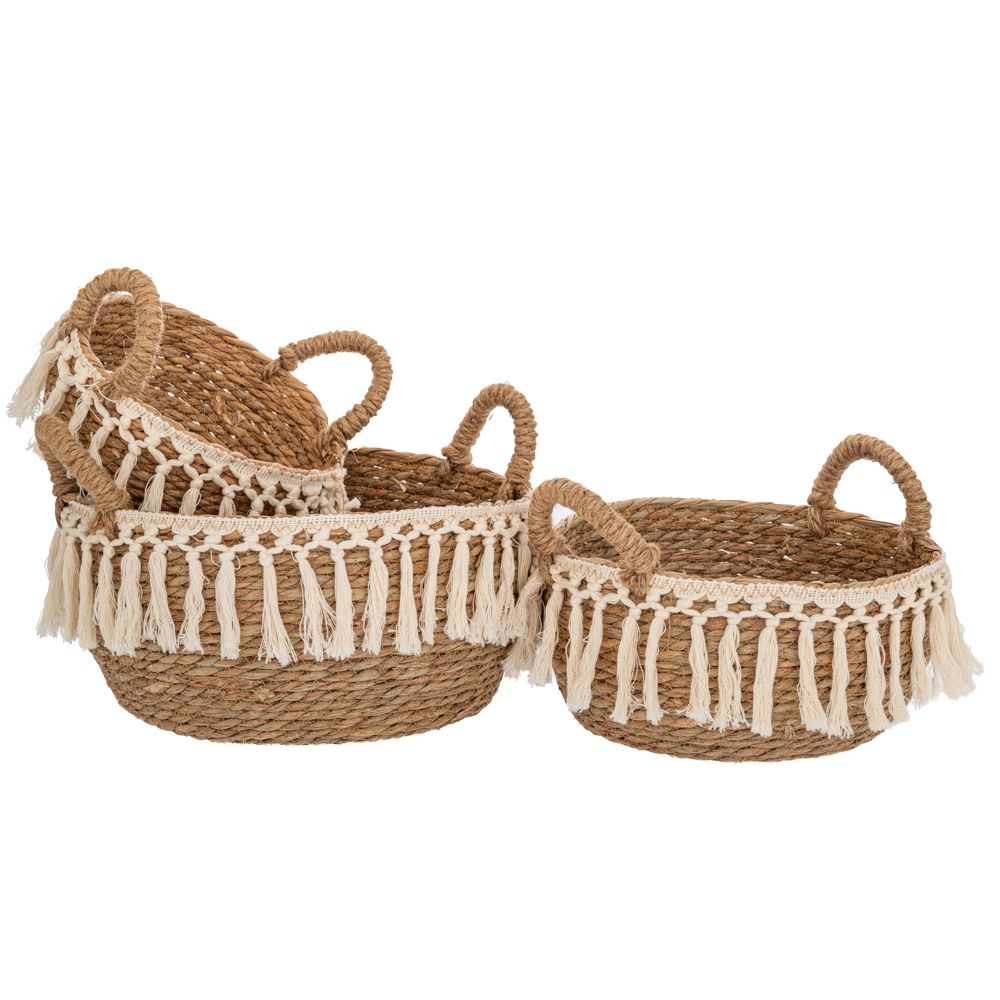 90092 ΣΕΤ 3 ΚΑΛΑΘΙ ΜΕ ΚΡΟΣΙΑ 35Χ17 28Χ15 24Χ10ΕΚ ΣΤΡΟΓΓΥΛΟ