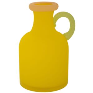 ΧΕΙΡΟΠΟΙΗΤΟ ΓΥΑΛΙΝΟ ΒΑΖΟ 14Χ6Χ20ΕΚ ΚΙΤΡΙΝΟ