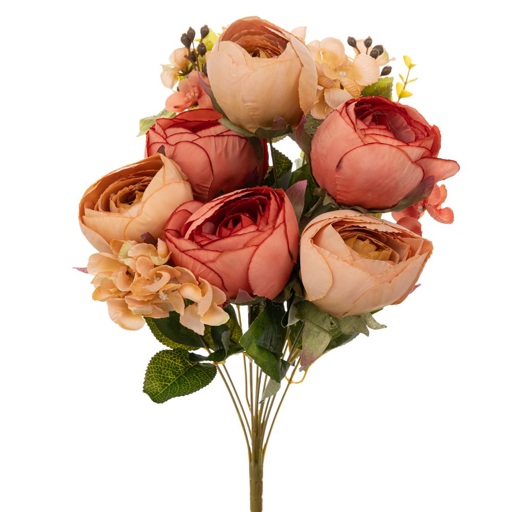 90243 ΠΟΡΤΟΚΑΛΙ ΜΠΟΥΚΕΤΟ Χ12 ΜΕ ΤΡΙΑΝΤΑΦΥΛΛΑ ΚΑΙ ΟΡΤΑΝΣΙΑ 52EK