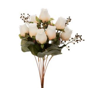 ΚΡΕΜ ΜΠΟΥΚΕΤΟ ΜΕ 9 ΤΡΙΑΝΤΑΦΥΛΛΑ 52ΕΚ