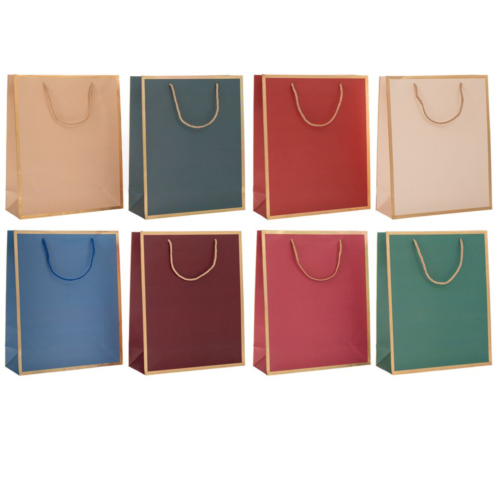 90261 ΧΑΡΤΙΝΗ ΣΑΚΟΥΛΑ 31Χ42Χ12ΕΚ 8 ΧΡΩΜΑΤΑ