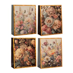 ΧΑΡΤΙΝΗ ΣΑΚΟΥΛΑ ΜΕ ΛΟΥΛΟΥΔΙΑ 18Χ23Χ8ΕΚ 4 ΣΧΕΔΙΑ