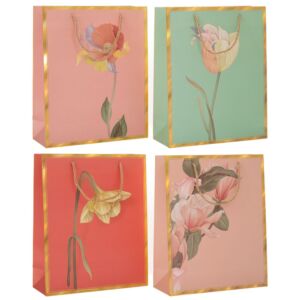 ΧΑΡΤΙΝΗ ΣΑΚΟΥΛΑ ΜΕ ΛΟΥΛΟΥΔΙ 31Χ42Χ12ΕΚ 4 ΧΡΩΜΑΤΑ