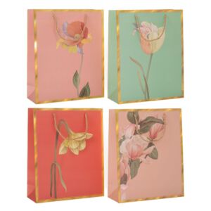 ΧΑΡΤΙΝΗ ΣΑΚΟΥΛΑ ΜΕ ΛΟΥΛΟΥΔΙ 26Χ32Χ10ΕΚ 4 ΧΡΩΜΑΤΑ