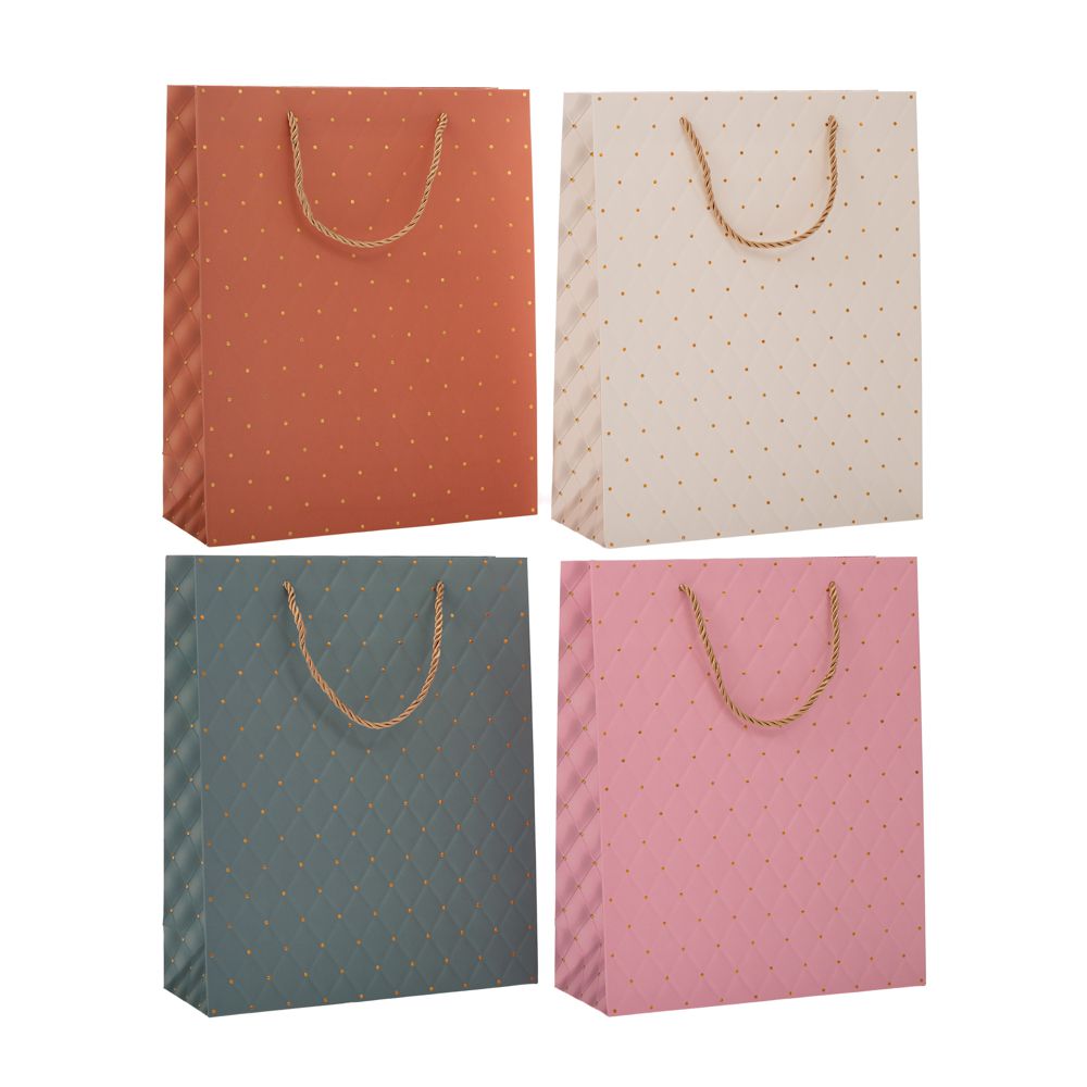 90272 ΜΟΝΟΧΡΩΜΗ ΧΑΡΤΙΝΗ ΣΑΚΟΥΛΑ ΜΕ ΣΤΡΑΣΑΚΙΑ 18Χ23Χ8ΕΚ 4 ΧΡΩΜΑΤΑ