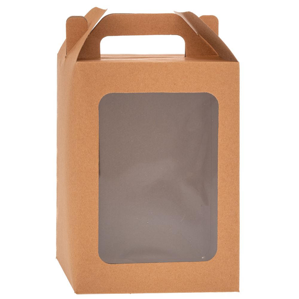 90289 ΚΑΦΕ ΧΑΡΤΙΝΟ ΚΟΥΤΙ ΜΕ ΠΑΡΑΘΥΡΟ 25Χ18Χ13ΕΚ