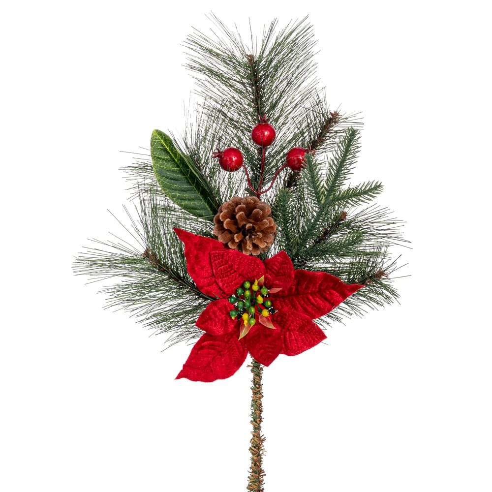 90368 ΠΡΑΣΙΝΟ ΠΙΚΑΚΙ ΜΕ ΚΟΚΚΙΝΟ ΑΛΕΞΑΝΔΡΙΝΟ ΚΑΙ BERRIES 48ΕΚ