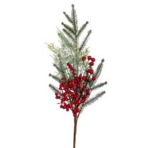 ΠΡΑΣΙΝΟ ΚΛΑΔΙ ΜΕ ΚΟΚΚΙΝΑ BERRIES 55ΕΚ