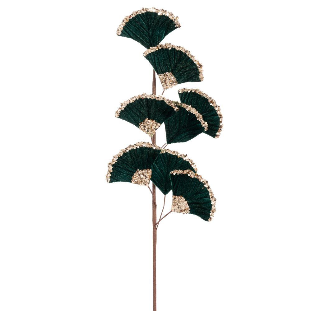 90381 ΣΜΑΡΑΓΔΙ ΒΕΛΟΥΔΙΝΟ ΚΛΑΔΙ ME GLITTER 65ΕΚ