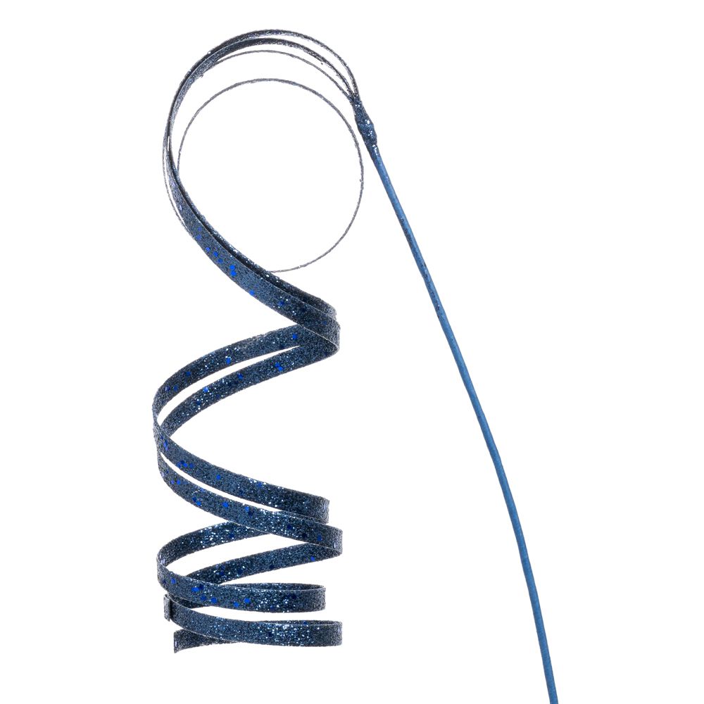 90385 ΜΠΛΕ GLITTER TWISTED ΚΛΑΔΙ 50ΕΚ