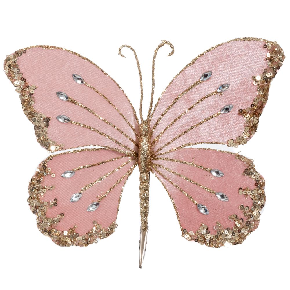 90431 ΡΟΖ ΒΕΛΟΥΔΙΝΗ ΠΕΤΑΛΟΥΔΑ ΜΕ CLIP 23X20EK
