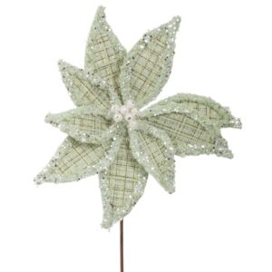 ΠΡΑΣΙΝΟ ΚΑΡΩ ΑΛΕΞΑΝΔΡΙΝΟ ΜΕ ΑΣΗΜΙ GLITTER 60EK