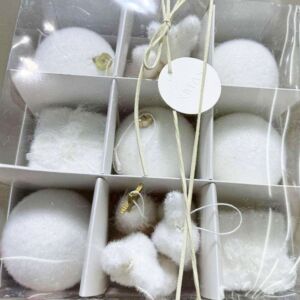 ΣΕΤ 12 ΛΕΥΚΑ ΥΦΑΣΜΑΤΙΝΑ ΣΤΟΛΙΔΙΑ ΣΕ ΚΟΥΤΙ   24Χ24Χ10ΕΚ