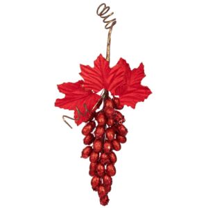 ΚΟΚΚΙΝΟ ΤΣΑΜΠΙ ΣΤΑΦΥΛΙ ΜΕ GLITTER 15Χ33ΕΚ