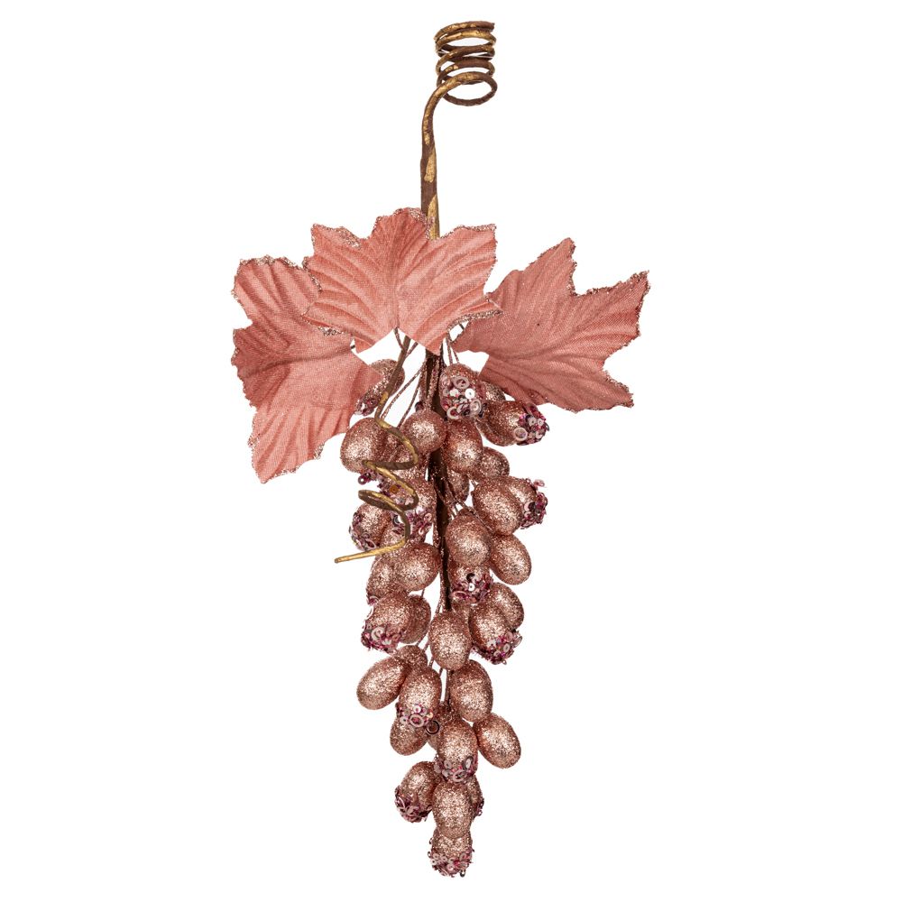 90656 ΡΟΖ ΤΣΑΜΠΙ ΣΤΑΦΥΛΙ ΜΕ GLITTER 15X33EK