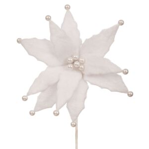 ΛΕΥΚΟ ΑΛΕΞΑΝΔΡΙΝΟ ΚΛΑΔΙ Φ30Χ56ΕΚ ΜΕ ΛΕΥΚΕΣ ΠΕΡΛΕΣ