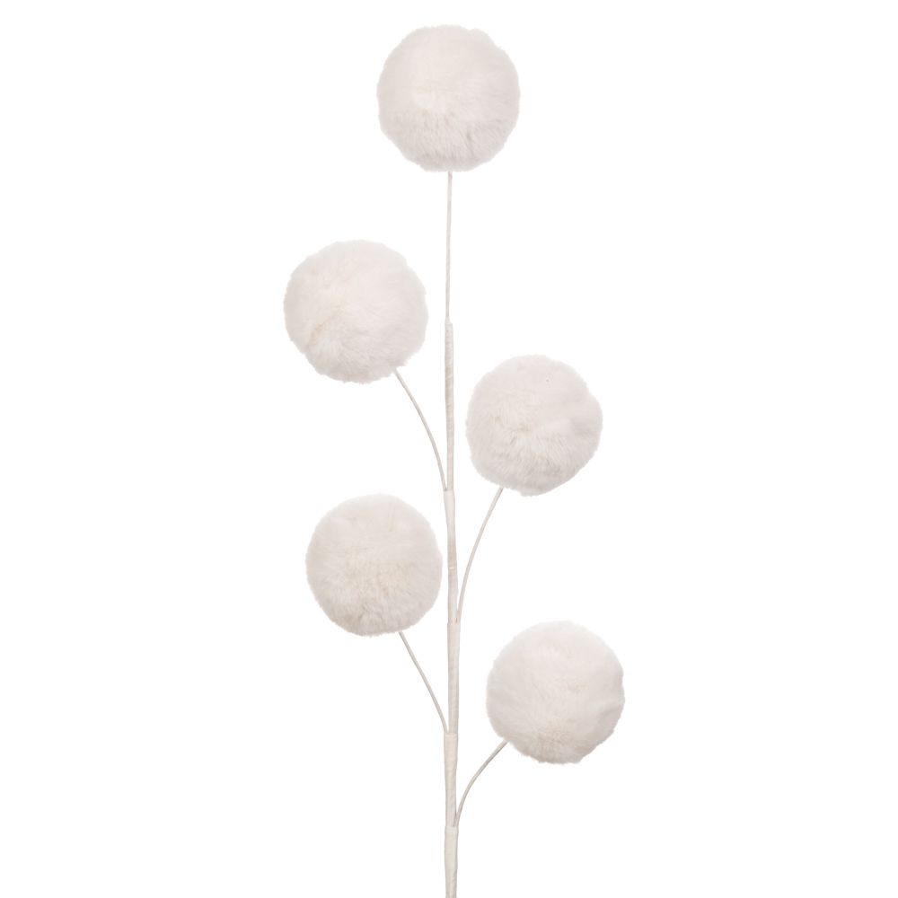 90698 ΚΛΑΔΙ ΜΕ ΛΕΥΚΕΣ ΒΕΛΟΥΔΙΝΕΣ ΜΠΑΛΛΕΣ Χ5 75ΕΚ