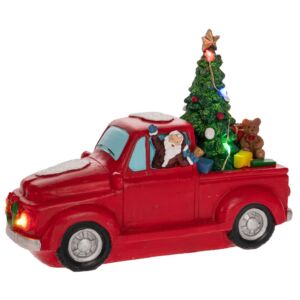 ΚΟΚΚΙΝΟ ΠΟΛΥΡΕΖΙΝ ΦΩΤΙΖΟΜΕΝΟ ΑΥΤΟΚΙΝΗΤΟ ΓΕΜΑΤΟ ΜΕ ΔΩΡΑ 18Χ7Χ14ΕΚ ΜΠΑΤΑΡΙΑΣ