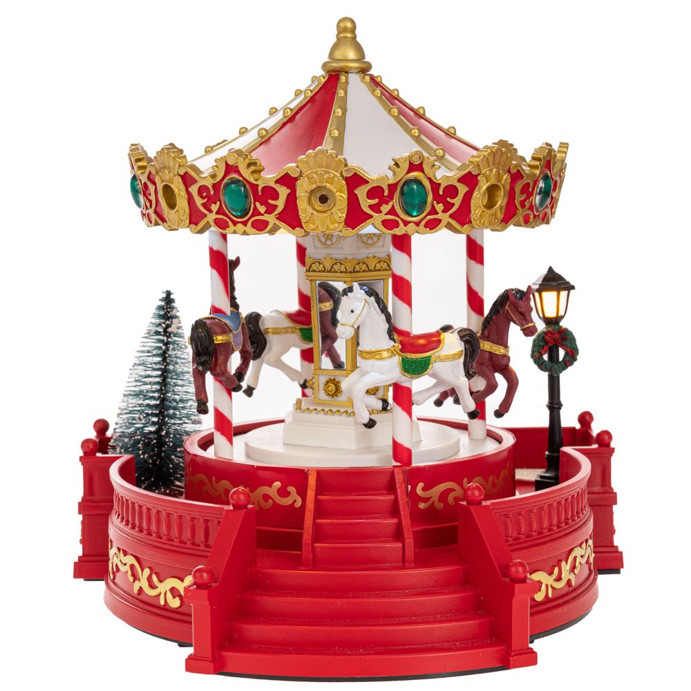 90743 ΧΡΙΣΤΟΥΓΕΝΝΙΑΤΙΚΟ ΚΑΡΟΥΖΕΛ 22Χ20Χ23ΕΚ ΜΕ ΦΩΣ ΚΑΙ ΚΙΝΗΣΗ ΜΠΑΤΑΡΙΑΣ