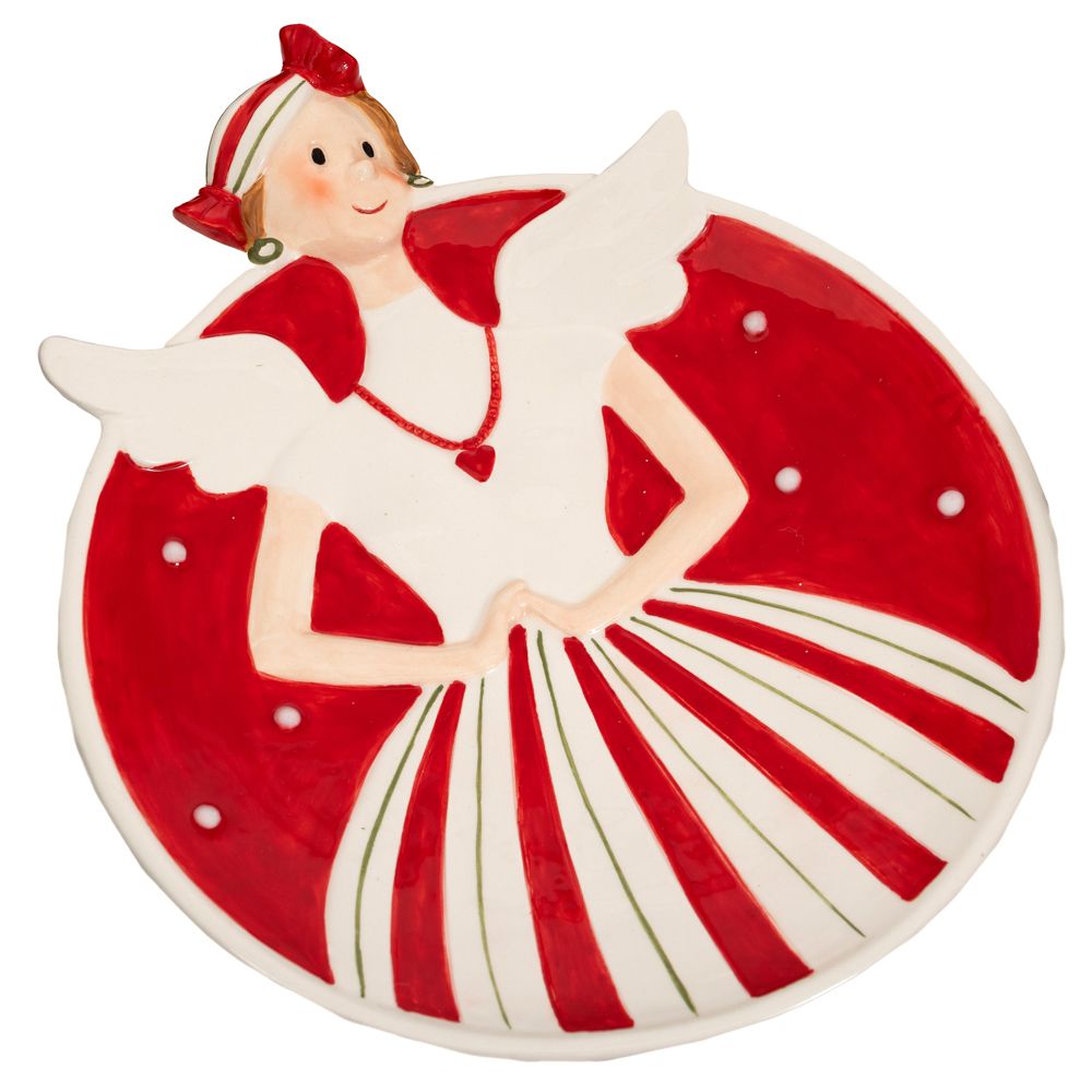 90765 ΚΟΚΚΙΝΗ ΚΕΡΑΜΙΚΗ ΠΙΑΤΕΛΑ ΜΕ ΝΕΡΑΙΔΑ 23Χ19Χ4ΕΚ