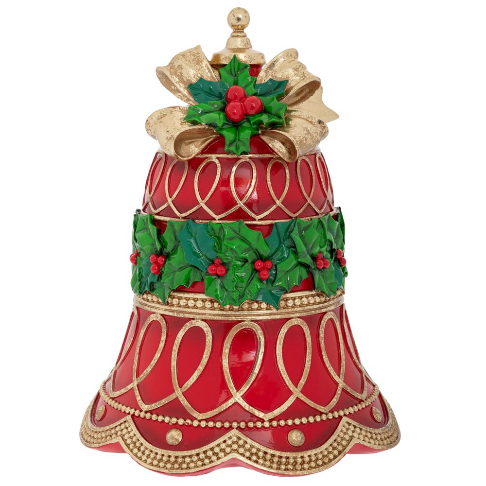 90787 ΚΟΚΚΙΝΗ ΠΟΛΥΡΕΖΙΝ ΔΙΑΚΟΣΜΗΤΙΚΗ ΚΑΜΠΑΝΑ 32Χ31.5Χ41ΕΚ