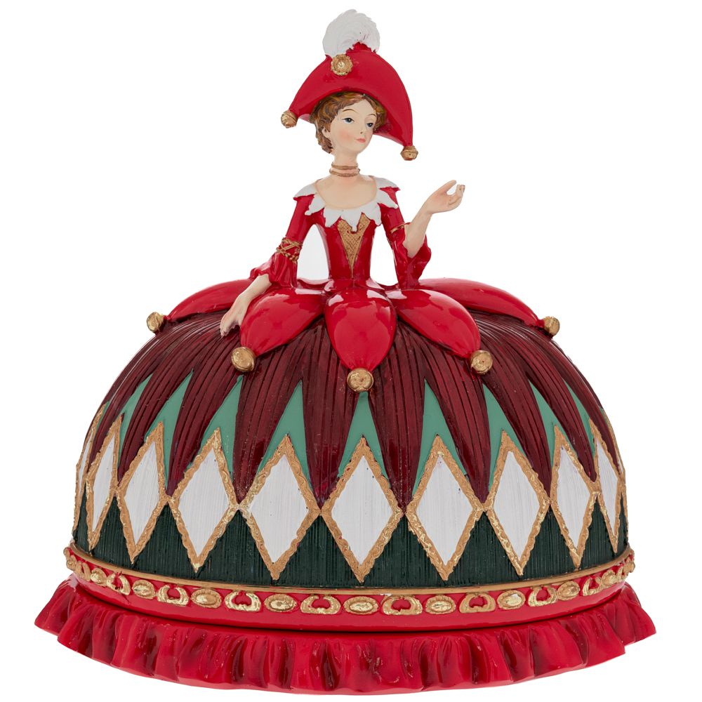 90789 ΚΟΚΚΙΝΗ ΠΟΛΥΡΕΖΙΝ ΒΑΣΙΛΙΣΣΑ 26.5Χ17Χ26ΕΚ ΜΠΙΣΚΟΤΙΕΡΑ