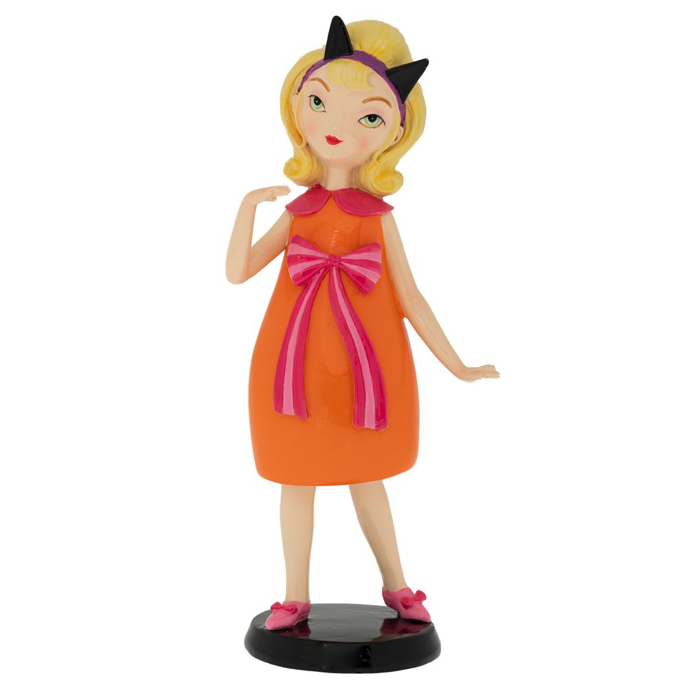 90797 ΠΟΡΤΟΚΑΛΙ ΠΟΛΥΡΕΖΙΝ ΜΙΝΙΑΤΟΥΡΑ (ΓΑΤΟΥΛΑ)10Χ7Χ21ΕΚ HALLOWEEN