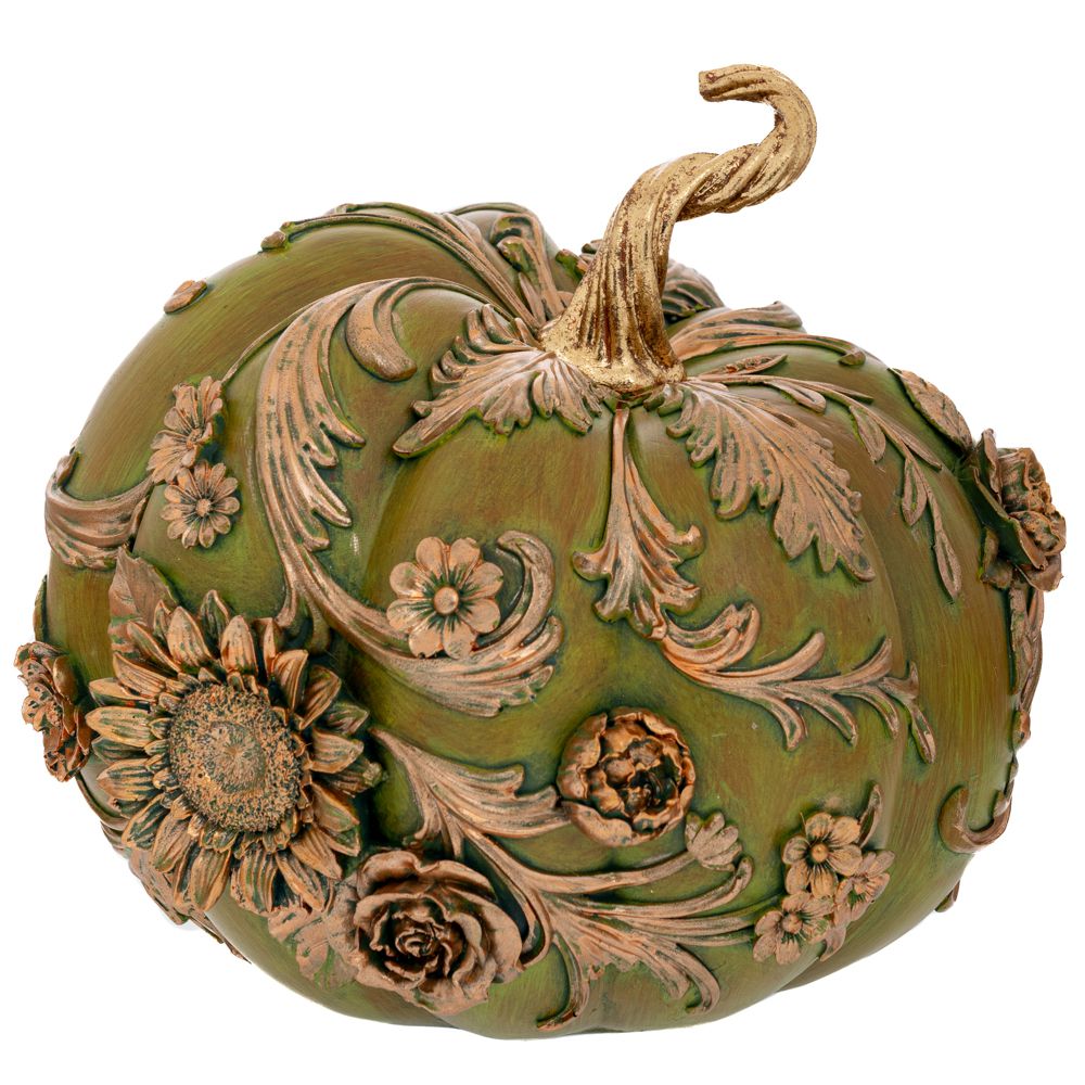 90800 ΠΡΑΣΙΝΗ ΑΝΑΓΛΥΦΗ ΠΟΛΥΡΕΖΙΝ ΚΟΛΟΚΥΘΑ 27.5Χ27.5Χ25ΕΚ HALLOWEEN