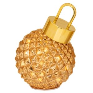 ΧΡΥΣΗ ΓΥΑΛΙΝΗ ΜΠΑΛΑ ΜΕ LED ΦΩΣ Φ18ΕΚ ΜΠΑΤΑΡΙΑΣ ΠΕΡΙΣΤΡΕΦΟΜΕΝΗ