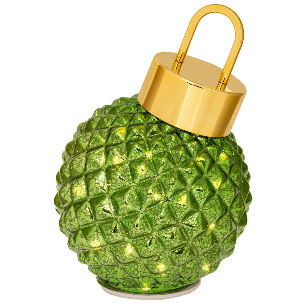 90915 ΠΡΑΣΙΝΗ ΓΥΑΛΙΝΗ ΜΠΑΛΑ ΜΕ LED ΦΩΣ Φ18ΕΚ ΜΠΑΤΑΡΙΑΣ ΠΕΡΙΣΤΡΕΦΟΜΕΝΗ