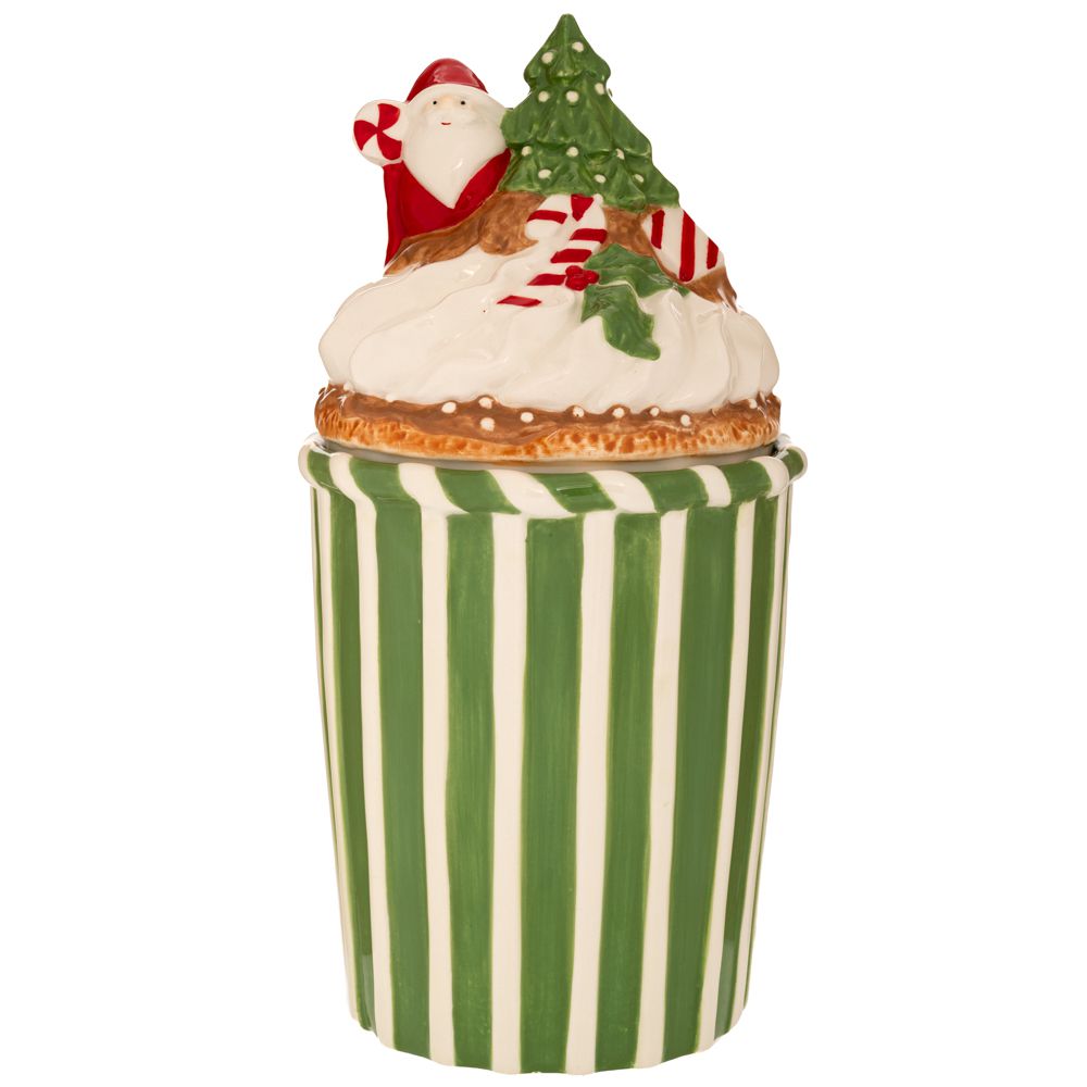 90943 ΠΡΑΣΙΝΗ ΡΙΓΕ ΣΤΡΟΓΓΥΛΗ ΚΕΡΑΜΙΚΗ ΜΠΙΣΚΟΤΙΕΡΑ ΜΕ ΑΓΙΟ ΒΑΣΙΛΗ 14Χ14Χ28ΕΚ