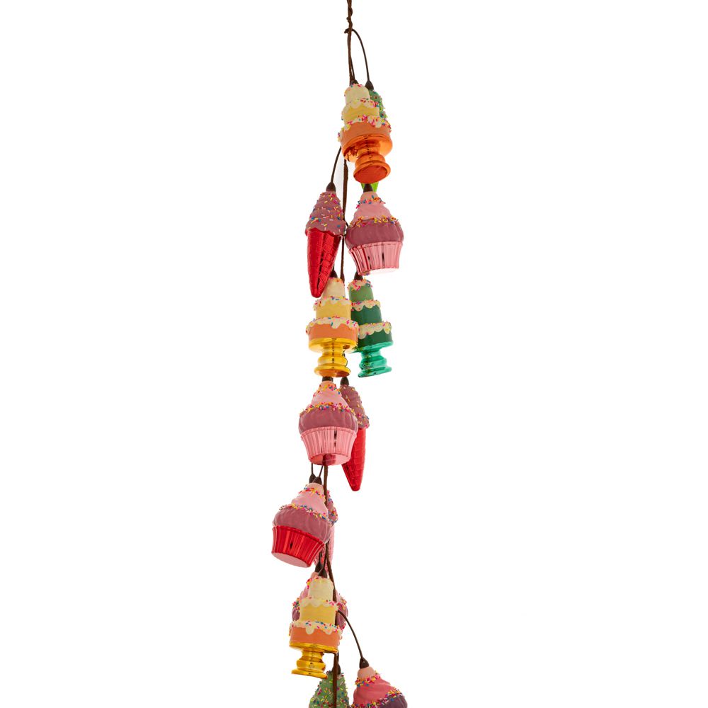 91002 ΓΙΡΛΑΝΤΑ ΜΕ ΠΟΛΥΧΡΩΜΑ ΠΛΑΣΤΙΚΑ ΣΤΟΛΙΔΙΑ ΠΑΓΩΤΟ ΚΕΙΚ 120ΕΚ