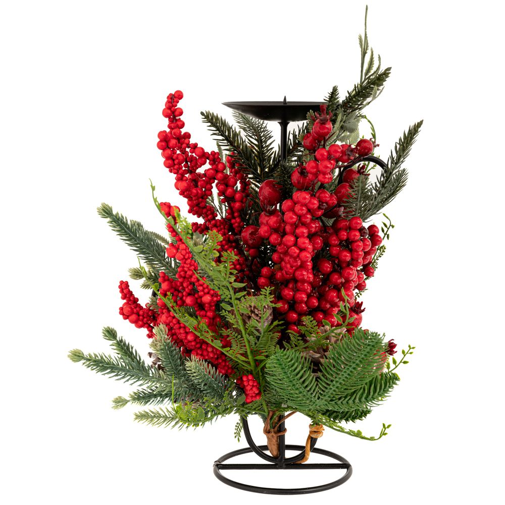 91081 ΠΡΑΣΙΝΟ ΚΗΡΟΠΗΓΙΟ ΜΕ ΚΟΚΚΙΝΑ BERRIES ΚΟΥΚΟΥΝΑΡΙΑ 33ΕΚ