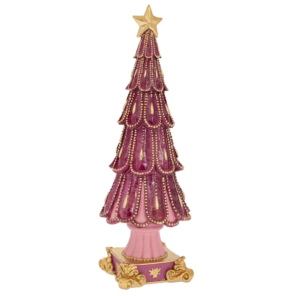 91093 ΡΟΖ ΠΟΛΥΡΕΖΙΝ ΔΕΝΤΡΑΚΙ ΜΕ ΧΡΥΣΟ ΑΣΤΕΡΙ ΚΑΙ ΧΡΥΣΕΣ ΛΕΠΤΟΜΕΡΕΙΕΣ 14