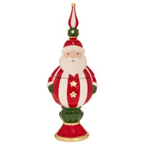 ΠΟΛΥΧΡΩΜΗ ΚΕΡΑΜΙΚΗ ΜΠΙΣΚΟΤΙΕΡΑ ΑΓΙΟΣ ΒΑΣΙΛΗΣ ΣΕ ΣΧΗΜΑ ΣΤΟΛΙΔΙΟΥ 18Χ15