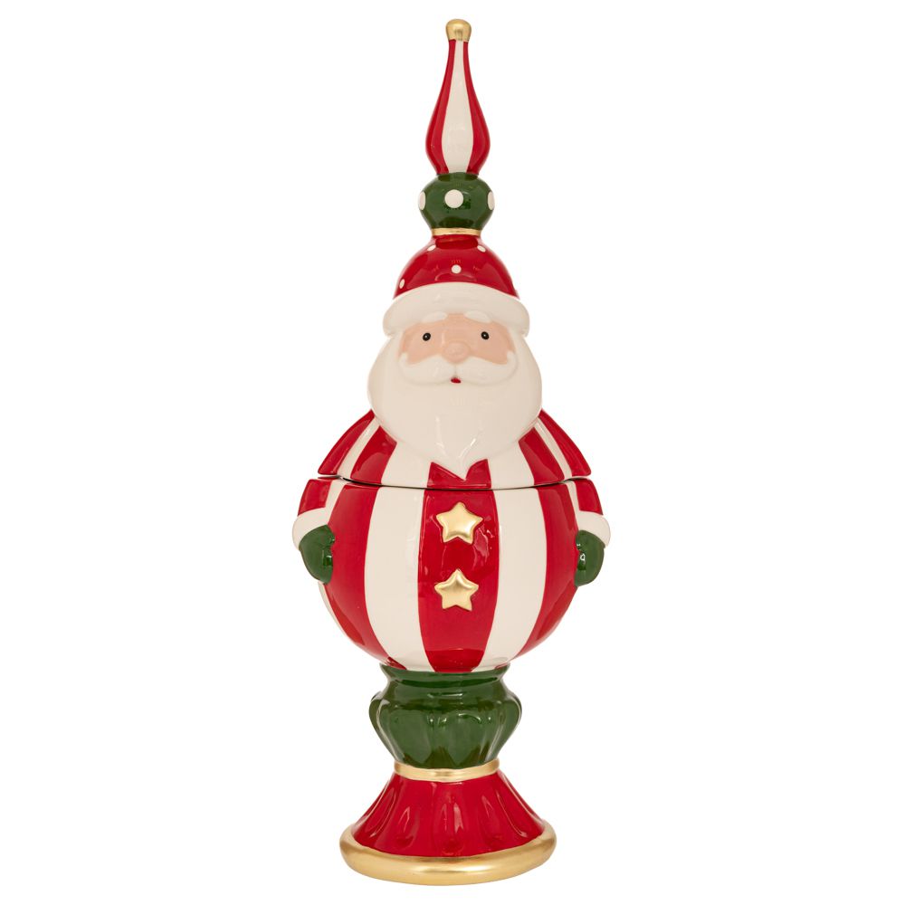 91106 ΠΟΛΥΧΡΩΜΗ ΚΕΡΑΜΙΚΗ ΜΠΙΣΚΟΤΙΕΡΑ ΑΓΙΟΣ ΒΑΣΙΛΗΣ ΣΕ ΣΧΗΜΑ ΣΤΟΛΙΔΙΟΥ 18Χ15