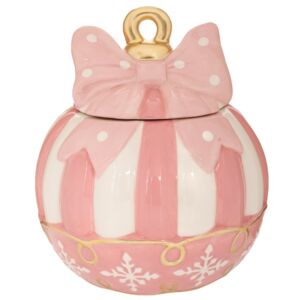 ΡΟΖ  ΛΕΥΚΗ ΚΕΡΑΜΙΚΗ ΜΠΙΣΚΟΤΙΕΡΑ ΜΠΑΛΑ ΜΕ ΦΙΟΓΚΟ 18