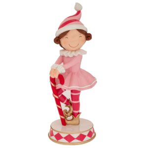 ΡΟΖ ΠΟΛΥΡΕΖΙΝ ΚΟΡΙΤΣΙ ΞΩΤΙΚΟ ΜΕ ΜΠΑΣΤΟΥΝΙ 10.5Χ12.5Χ28.5ΕΚ