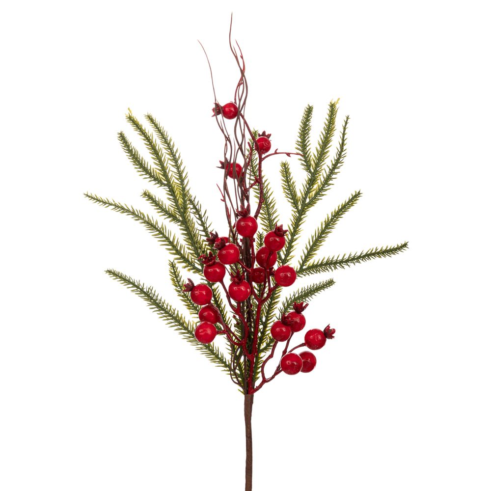 91403 ΠΡΑΣΙΝΟ ΚΛΑΔΙ ΜΕ BERRIES 52EK