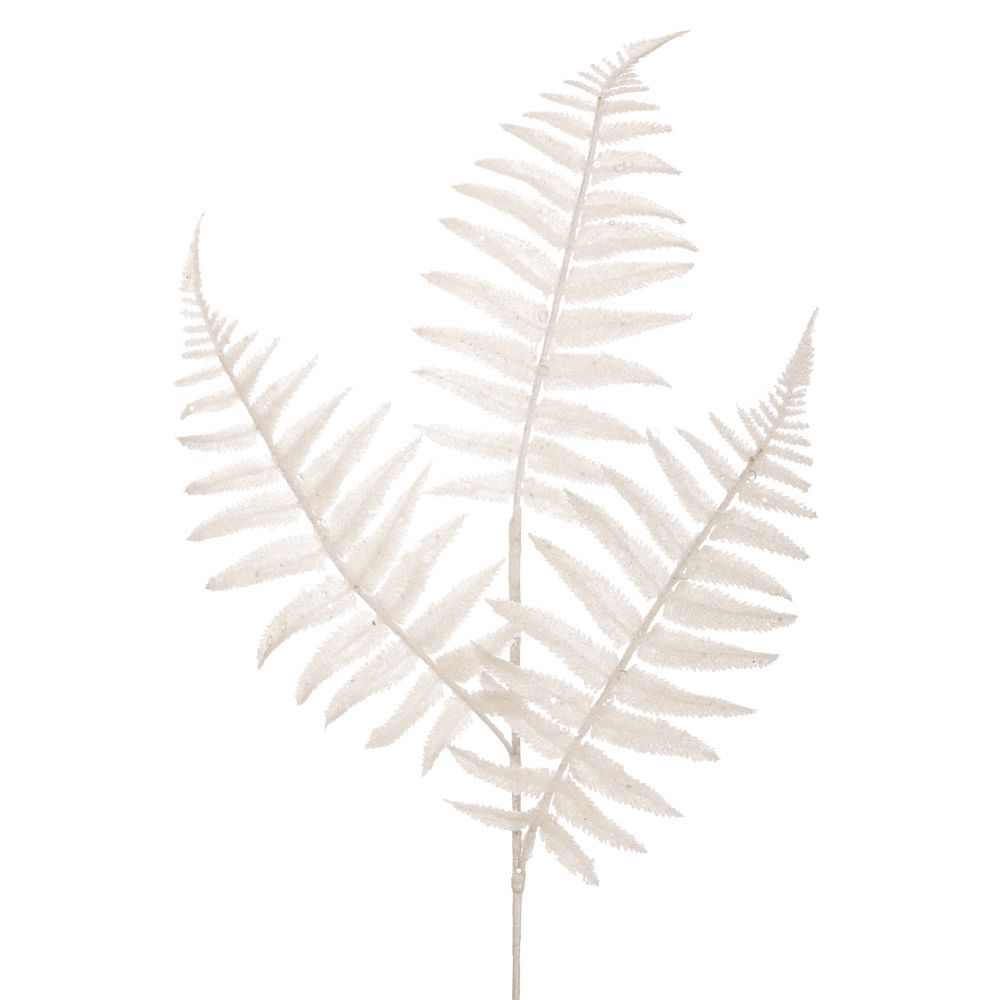 91419 ΛΕΥΚΟ ΚΛΑΔΙ ΦΤΕΡΗ ΜΕ GLITTER 83ΕΚ