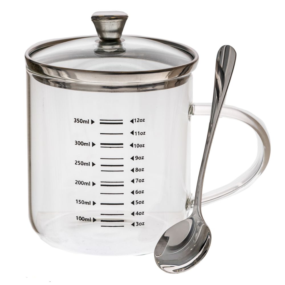 91492 ΓΥΑΛΙΝΗ ΚΟΥΠΑ ΔΟΣΟΜΕΤΡΗΤΗΣ ΜΕ ΜΕΤΑΛΛΙΚΟ ΓΥΑΛΙΝΟ ΚΑΠΑΚΙ Φ8Χ10ΕΚ