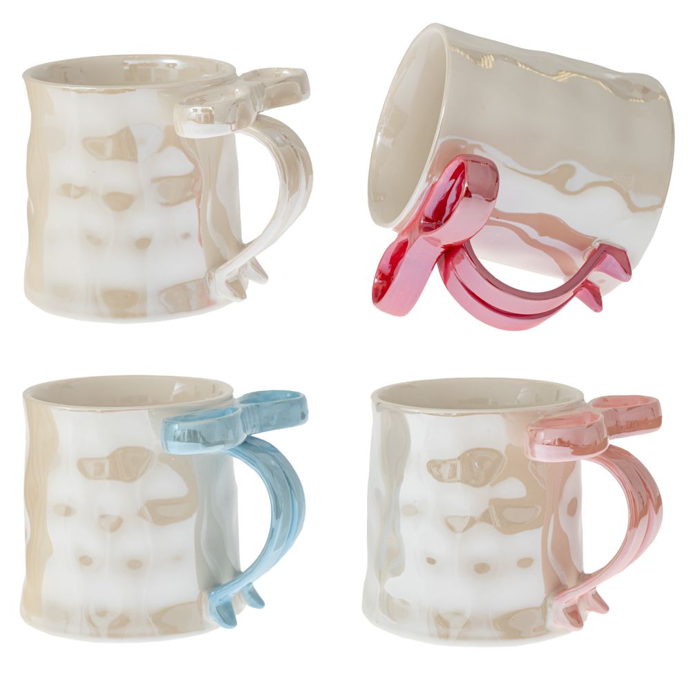 91494 ΚΡΕΜ ΚΕΡΑΜΙΚΗ ΚΟΥΠΑ ΜΕ ΧΕΡΟΥΛΙ ΦΙΟΓΚΟ ΣΕ 4 ΧΡΩΜΑΤΑ